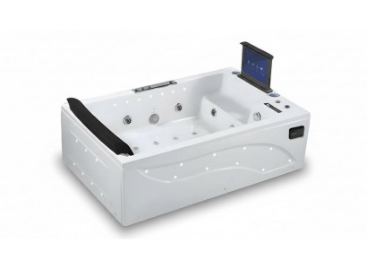 Whirlpool Blubberbad Hydromassagewanne Acrylwanne Whirlwanne 180x121 cm