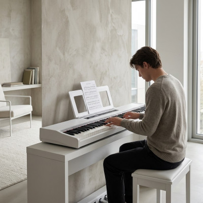 Digitální piano v elegantním pouzdře s vynikající kvalitou zvuku