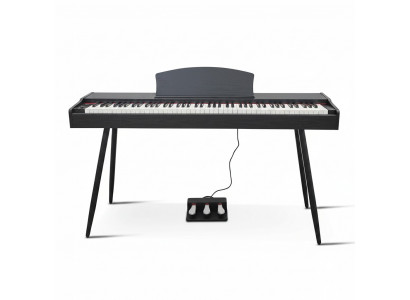 Digitální stage piano v hnědé barvě do domácnosti