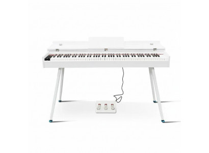 Digitální stage piano lesklá bílá