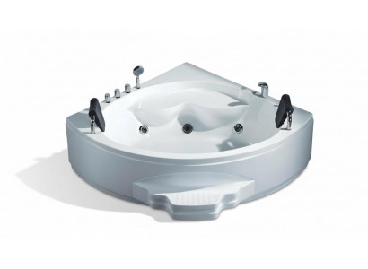 Luxuswanne Badewanne Wellnesswanne Hydromassagewanne Massagewanne 150x150 cm