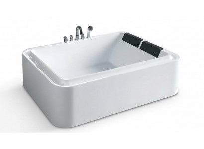 Massagewanne Hydromassagewanne Whirlpool Wellnesswanne Designwanne 180x110 cm