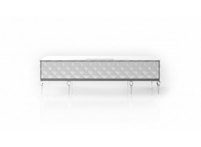Weißer Holzschreibtisch im eleganten Design für Homeoffice
