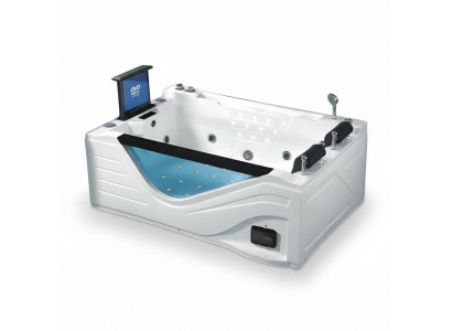 Luxuswanne Whirlpool Massagewanne Wellnesswanne Freistehende Wanne 195x130 cm