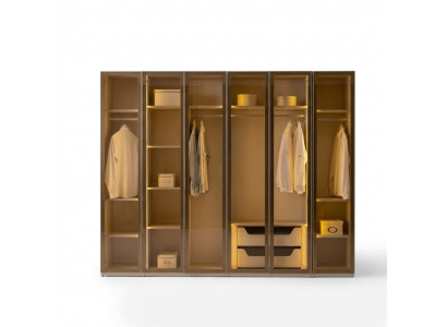 Moderner Kleiderschrank Harmonie von Möbeln und Stil
