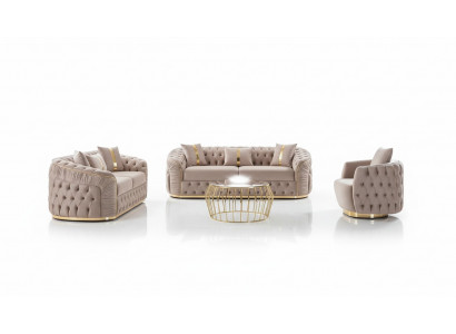 Sofa-Set  im modernen Stil Inspiration in Linien und Texturen