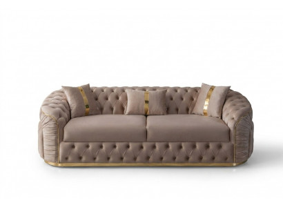 Das Sofa im modernen Stil schafft ein komfortables Interieur.