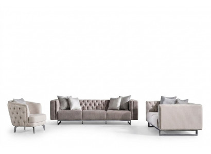 Sofagarnitur 4 3 1 Sitzer Set Design Sofa Polster Couchen Couch Modern