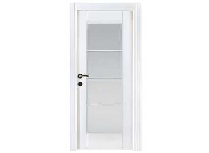 Weiße Tür mit Glas Elegante Innentür Türen für Wohnung, Haus