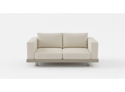 Beigefarbenes 3-Sitzer-Sofa Minimalistischer Stil Modernes Design