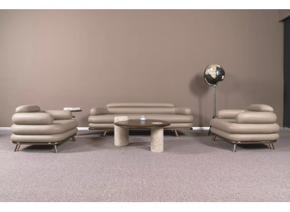 Braune Couchgarnitur Moderne Sofas Designer Sitzsessel Couchtisch