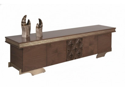 TV-Lowboard Braun Holz – Modernes Design und Stauraum