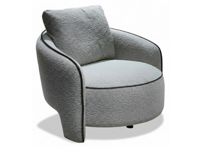Sessel Weiß Farbe Modernes Design Lounge-Sessel Minimalistischer Stil