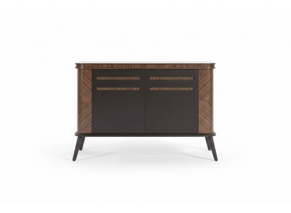 Beistelltisch Minimalistischer Stil Dunkelbraune Farbe Holzrahmen