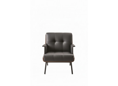 Stilvoller Sessel Minimalistischer Stil Modernes Design Holzgestell