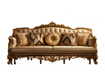 Gemütliches 3-Sitzer Sofa für Ihr Wohnzimmer Couch Polster Garnitur Stoff