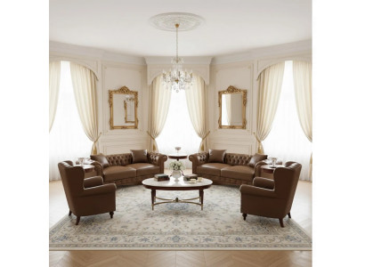 Stilvolles Wohnzimmer Set: 3+3+1+1-Sitzer für Ihren Komfort