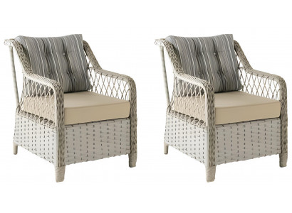 Sessel Farbe Beige Grau Stil Modern Metallrahmen Weicher Sessel Neu