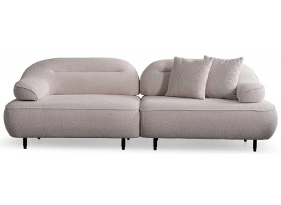 Sofa Sessel Stil modern Farbe beige neu Stoff weich bequem Wohnzimmer