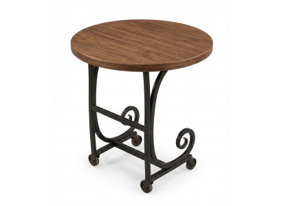 Beistelltisch Modern Braun Designer-Beistelltisch Holz Komfortable