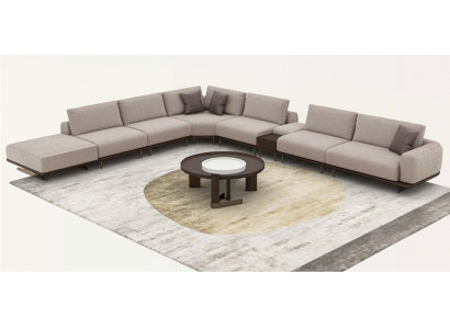 L-Form Sofa Modern Ecksofa mit Couchtisch Polstercouch Wohnzimmer Möbel