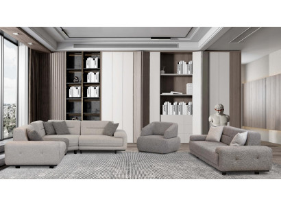 Komfortables Sofa Set für entspannte Momente im Wohnzimmer