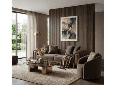 Wohnzimmer-Set 3+1 im modernen Stil mit elegantem Design