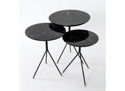 3 moderne Beistelltische im stilvollen Design mit eleganter Ausstrahlung