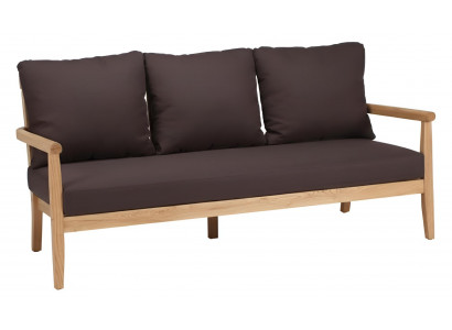 3-Sitzer Sofa Gartenmöbel Sofa StoffSofa Modern Stil Premium