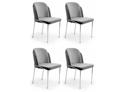 4er-Set Polsterstühle – stilvoll, bequem und modern gestaltet.