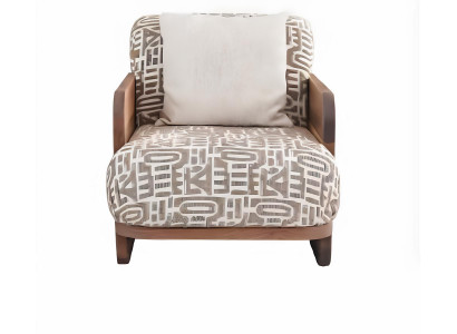 Sessel Stil modern Farbe braun neu Holz praktisch bequem weich Wohnzimmer