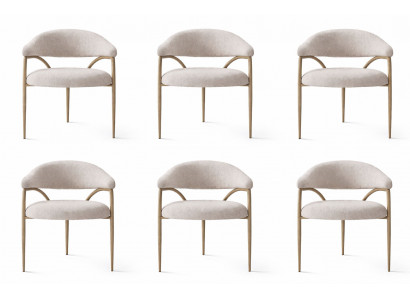Beiges Stuhlset Stuhl mit Polsterung Esszimmerstuhl  Stühle für das Esszimmer