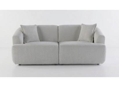 3 Sitzer Sofa Stil modern Farbe beige neu bequem geräumig Wohnzimmer