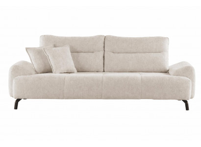 3 Sitzer Sofa Stil modern Farbe weiß neu bequem praktisch Wohnzimmer