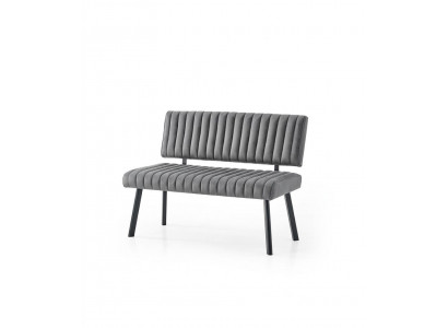 Bank Grau Komfortabel Modern Stilvoll Weich Minimalistisch Elegant