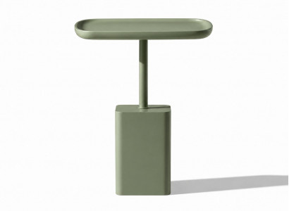 2x Beistelltisch Stil modern Farbe blau grün bequem praktisch Wohnzimmer