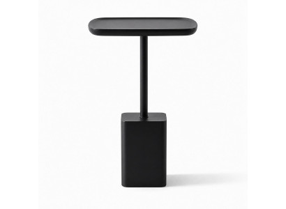 2x Beistelltisch Stil modern Farbe schwarz neu praktisch quadratisch