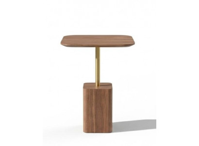 2x Beistelltisch Stil modern Farbe braun neu bequem Wohnzimmer praktisch