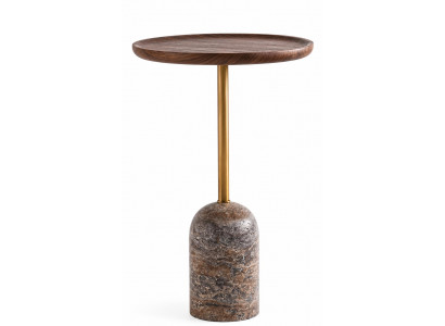 Beistelltisch Stil modern Farbe braun neu praktisch Wohnzimmer bequem