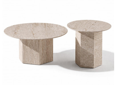 Beistelltisch Stil modern Farbe beige praktisch bequem Wohnzimmer neu