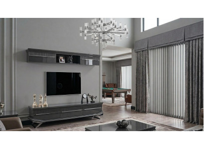 Unterblock Oberer Block Wohnzimmer Stil modern Farbe grau neu komfortabel