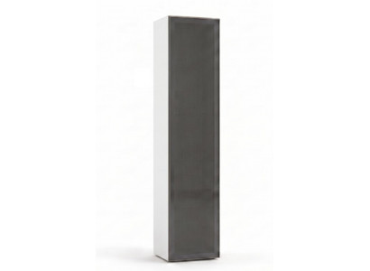 2x Vitrinenschrank Weiß Moderner Stil  Minimalistisch Hängeschrank Regal