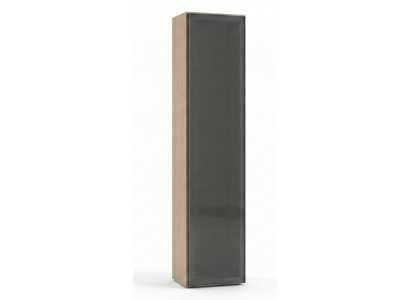 2x Vitrinenschrank Braun Moderner Stil  Minimalistisch Elegant Hängeschrank