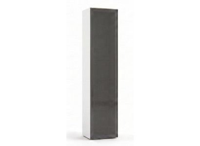 2x Vitrinen schrank Weiß Moderner Stil  Minimalistisch Elegant Hängeschrank