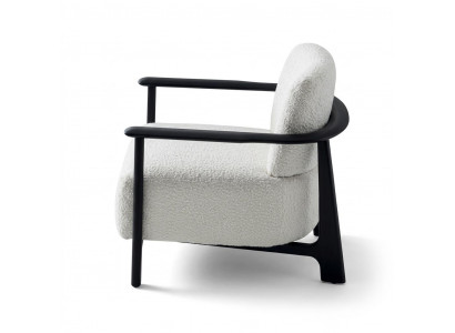 Sessel Modern Weiß Gemütlich Loungesessel Wohnzimmer Stuhl Design