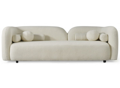3 Sitzer Sofa Wohnzimmer Modern Stoffbezug Mittlerer Härtegrad Neu