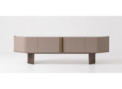 TV-Möbel schön bequem lang beige moderner Stil neu