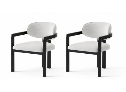2 moderne Stühle im stilvollen Design für Esszimmer