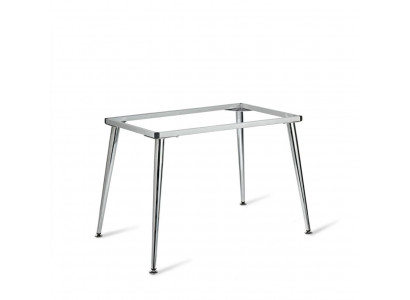 Tischbeine Metallisch Robust Bequem Breit Standfest Stilvoll Silber