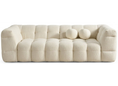 3-Sitzer Sofa Beige Wohnzimmer Modern bequem komfortabel